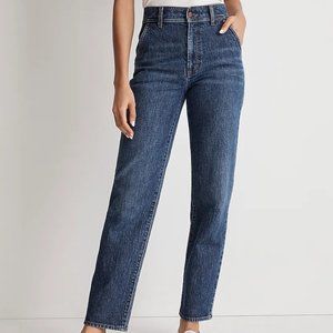Madewell Women's Straight Leg Jeans - Dark Blue